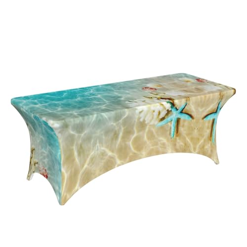 Nappe élasthanne extensible contre les plis pour protection table de fête - 4