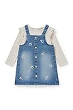 C&A Baby Mädchen Kleid Normale Länge Regular Fit Jeans-blau 86