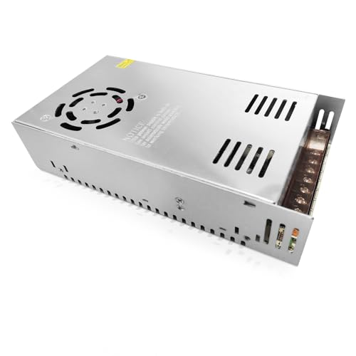 Shudyear 12V 30A 360W DC Universal Regulated Switching Power Supply, onverter AC 110/220V to DC 12V LED Power Adapter, Transformer, Driver for CCTV, LED Strip light,Radio, Computer Project