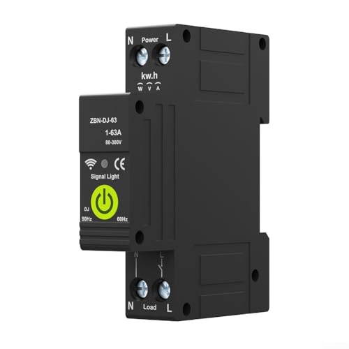 Disjoncteur intelligent Zigbee 63A commande vocale et application de surveillance d'énergie - 2