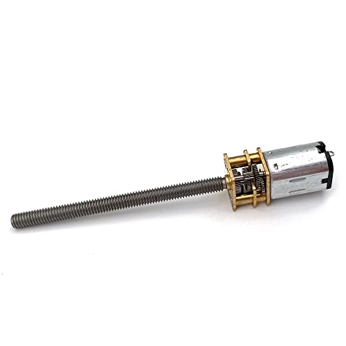 Motor de engranaje de metal N20 micro de CC 3V 6V 12V con eje M4 6