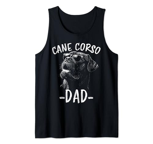 Hombre Cane Corso Papá Dog Cane Corso Camiseta sin Mangas