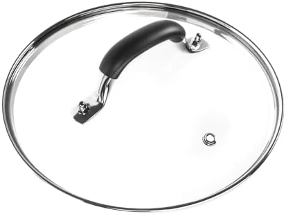 9.1 Inch Tempered Glass Lid for Instant Pot 5/6 Quart, Universal Pot Cover for Electric Pressure Cooker with Heat-resistant Handle Knob - Thumbnail 4