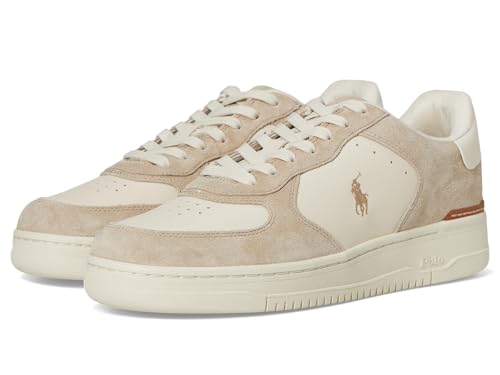POLO RALPH LAUREN Men's Masters Court Leather-Suede Sneaker