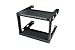 Kenuco Black 6U Wall Mount Open Frame Steel Network Equipment Rack 17.75 Inch Deep - Black - 6U Deep - W19'' x D17.75'' x H14'' (REG-6U)
