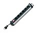 Produktbild REV Ritter SupraLine 00196171 Steckdosenleiste 6-Fach mit Schalter, Aluminium/Schwarz, 2,4 m