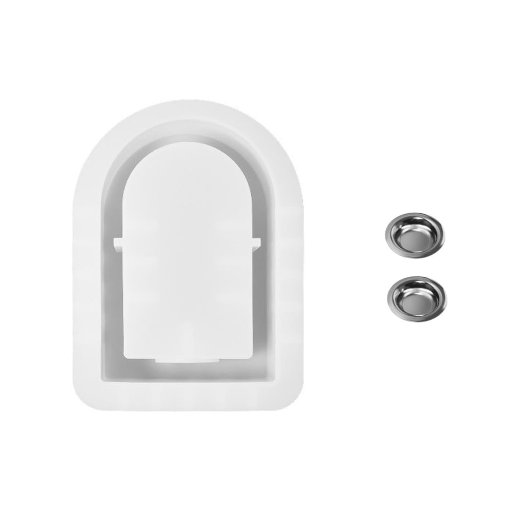 CTRLZS Arch Silicone Candle Mold Silicone Candle Mold DIY Gypsum Pouring Aromatherapy Storage Mold, C