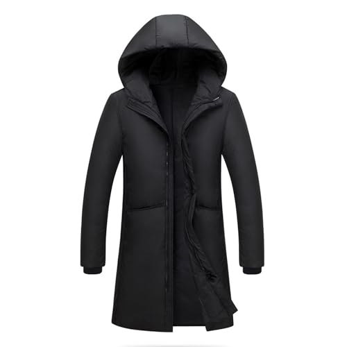 Parka longue homme contre le froid et manteau matelassé résistant à l'eau