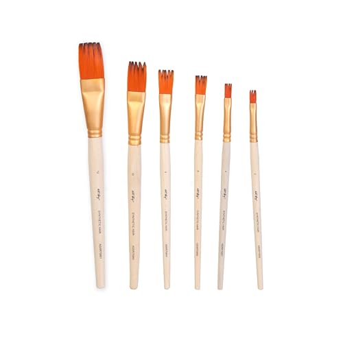Image of Little Birdie Comb Brush Synthetic Hair Size 2 4 6 8 10 12 Set of 6 pc