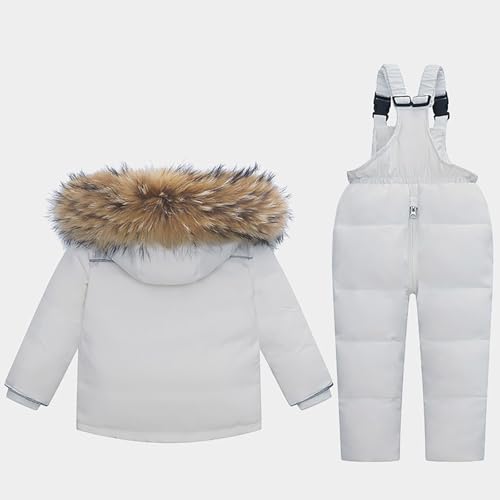 Betadog Kids Winter Snow Suit Set - 2 Piece Ski Jacket and Snow Overalls (2T-7) Boys Jacket Snowsuit Set3
