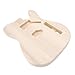 Irfora Poplar Wood, Unfinished Electric Guitar Body Replacement, with Strong Toughness and High Stability, Ideal for TL Electric Guitar Modification or Making, Suitable for