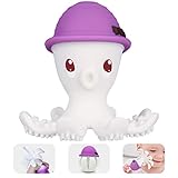 UN DIVERTIDO PULPO JUGUETE PARA BEBÉS- ¡Silba! ¡Silba! ¡Lanza! Silba al apretarlo y sopla aire desde la parte inferior sobre el bebé, lo que puede llamar la atención y hacer reír al bebé. Se puede formar una divertida pelota y lanzarla. Estimula los sentidos del bebé y fomenta su curiosidad y exploración cuando está boca abajo.