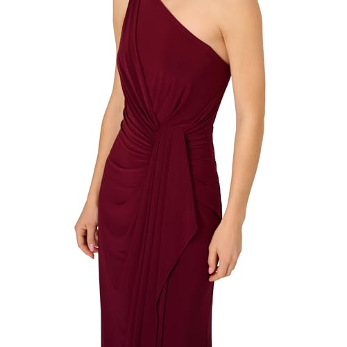 Image of Adrianna Papell Women's One Shoulder Jersey Dress