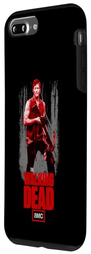 Coque iPhone 7 Plus Walking Dead Daryl Dixon protection rigide noire - 2