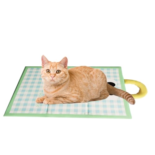 Genérico Dog Cooling Mat, portátil Pet Cooling Pad, 23,6 x 17,7 pulgadas Easy-Wash Blanket, ideal para perros, gatos, gatitos, furry friends, interior Comfort, hogar, viajes, verano Relief