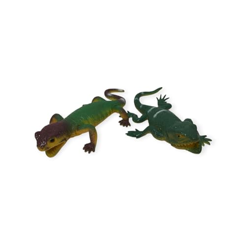 Image of Small Kids Sea & Wild Animal Toys Sets for Fun, Educational, Spark Imagination and Learning (Multi Choice Sets) (Big Lizards) 6pcs