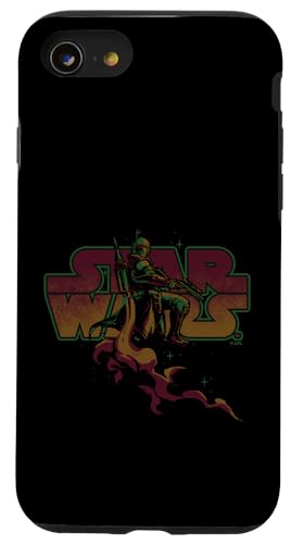 Coque de protection Star Wars iPhone SE Boba Fett rigide vintage