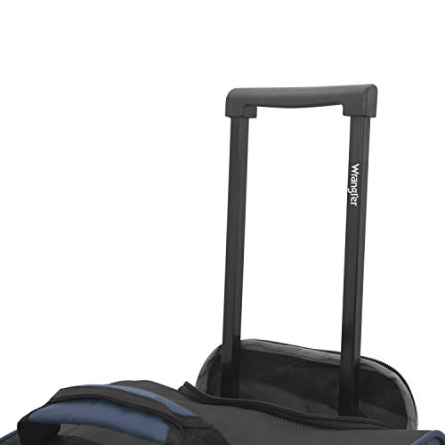 Wrangler Rolling Travel Duffel, Navy Blue, 30