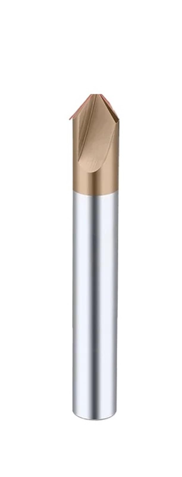 Fraise à chanfreiner en carbure D3x50L pour ébavurage CNC précis
