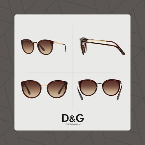 Dolce & Gabbana DG4268 Round Sunglasses For Women + BUNDLE with Designer iWear Eyewear Kit3