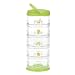 Innobaby Packin' Smart Stackable and Portable Storage System for Formula, Baby Snacks and more. 5 Stackable Cups in Lime Sorbet. BPA Free.
