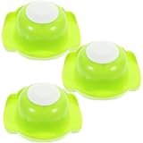 ULDIGI Gemüseschneider Handschutz aus Bpa Freiem Kunststoff 3 Stück Grün Lebensmittelhalter für Sichere Gemüseschneide und Reibevorgänge in Küche