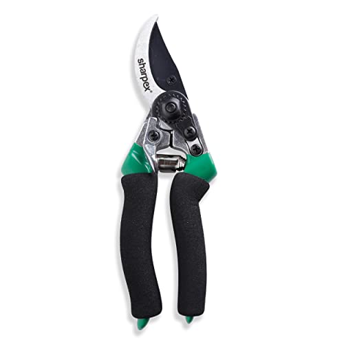 Sharpex Heavy Duty Pruning Shears Bypass Secateurs For Garden | Hand Prunning For Home Gardening Scissors, Pruning Branch Cutter, Tree Trimmers | SK5 Carbon Steel With Teflon Coating Sharp Blade