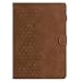 DTangLsm for iPad 9th/ 8th/ 7th Generation Case 10.2-inch 2021/2020/2019 iPad Air 3rd Generation Case for iPad Pro 10.5 inch 2017, Slim Leather Smart Flip Stand Cover for iPad 9th/ 8th/ 7th Gen, Brown