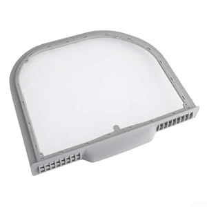 Trocknerfilter 5231EL1001C für LG Ersatzteil Flusensieb Weiß ABS Robust Einfache Reinigung Kondenstrockner 29,5x5x2cm