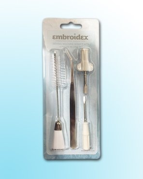 Sewing Machine, Overlock & Serger Service/Repair Kit - Boost The Performance Of Your Machine - Set Of 4 Tools, 2 Different Size Screwdrivers, A Lint Brush And A Tweezer #TOP1