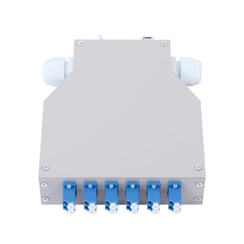 Boîtier fibre optique Duplex 6 ports 12 ports rail DIN LC-UPC ODF
