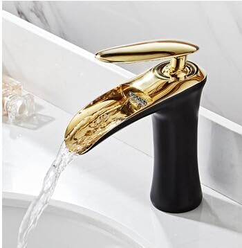 Mitigeur de salle de bain anti-éclaboussure en laiton pour évier vintage