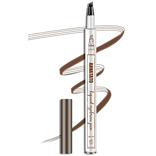ANNATATO BEAUTY Pencil, Upgrade ANNATATO BEAUTY Pen with a Micro-Fork Tip Applicator Creates Natural ANNATATO BEAUTY Makeup (Chestnut)