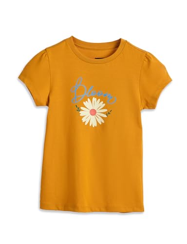 Image of Amazon Brand - Symbol Girls 100% Cotton Graphic Printed Half Sleeves Regular fit T-Shirt