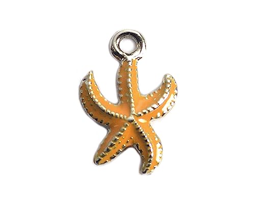 Étoile de mer orange INNSPIRO breloque marine pour personnaliser vos bracelets d'été et d'océan