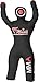 MMA Grappling Dummy, for Judo, Wrestling, Brazilian Jiu Jitsu, Submission and Throwing UNFILLED Canvas Bag (Black Red, 47 Inches (4 feet))