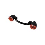 Biker's Choice Rear Turn Signal Bar (Amber Lens) (Black) Compatible with 06-08 Harley FLHX2