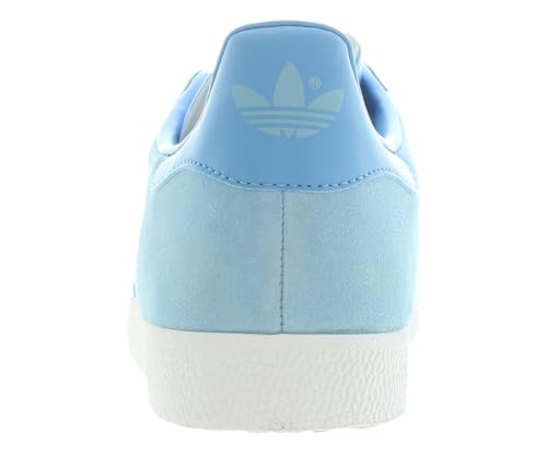 adidas Men's Gazelle Sneaker, Clear Blue/Light Blue/Off White, Size 11.53