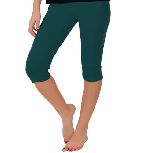 Image of STRETCH IS COMFORT Women's Ultra Buttery Smooth Cotton Leggings, Knee Length Leggings or Shorts | Small to 5X