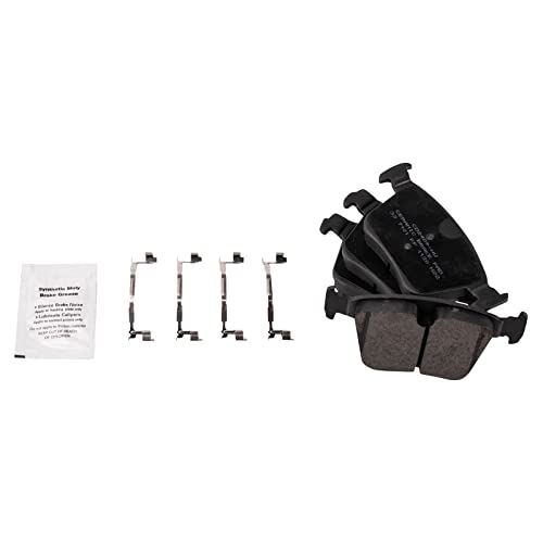 Image of TRQ Rear Brake Pad and Rotor Set Ceramic Compatible with 2019-2022 Volvo S60 XC60 2019-2021 V60
