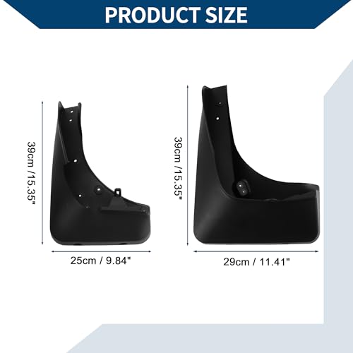 Image of Mud Flaps Splash Guards W /Mount Accessories for BMW X5 with Pedal 2008-2018 Front and Rear Mud Guards 1 Set