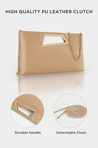 Image of Coucoland Clutch Purse for Women - Evening Bags PU Leather Glitter Fashion Purse Handbag for Wedding Party Daily | PU Leather