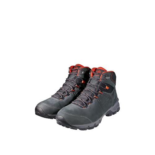 Image of Mammut Men's Mercury IV Low GTX Hiking Shoes, Titanium-Hot Red, Vibram Sole, 3D Memo Foam, Day Hike Comfort