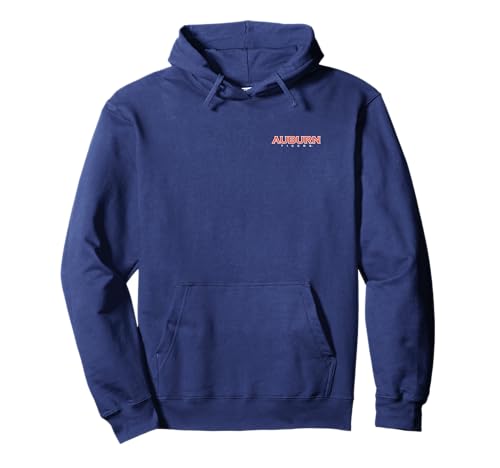 Auburn Tigers Front/Back Mascot Navy Officially Licensed Pullover Hoodie