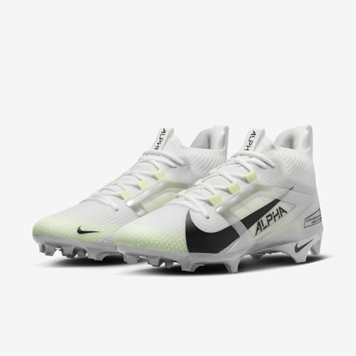 Image of Nike Alpha Menace 4 Elite Football Cleats (FD7036-600, University Red /Team Red /Black /White)