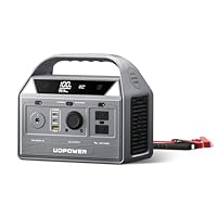 UDPOWER C400 256Wh Portable Power Station | 400W (800W Surge) Pure Sine Wave AC Outlet + PD3.0 USB-C | Solar Generator for Camping, Emergencies, CPAP