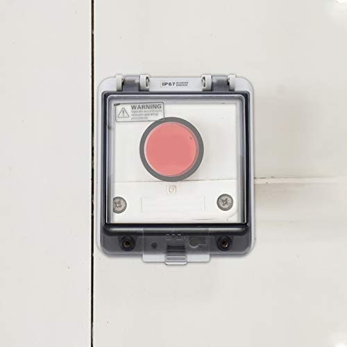 ULTECHNOVO Tampa de Plástico Transparente Caixa de Proteção de Distribuição de Energia Ip65 Abs para