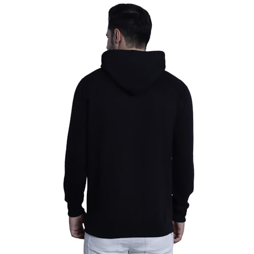Image of Mack Jonney Printed Hooded Cotton Fleece Hoodie for Men-MACK32358