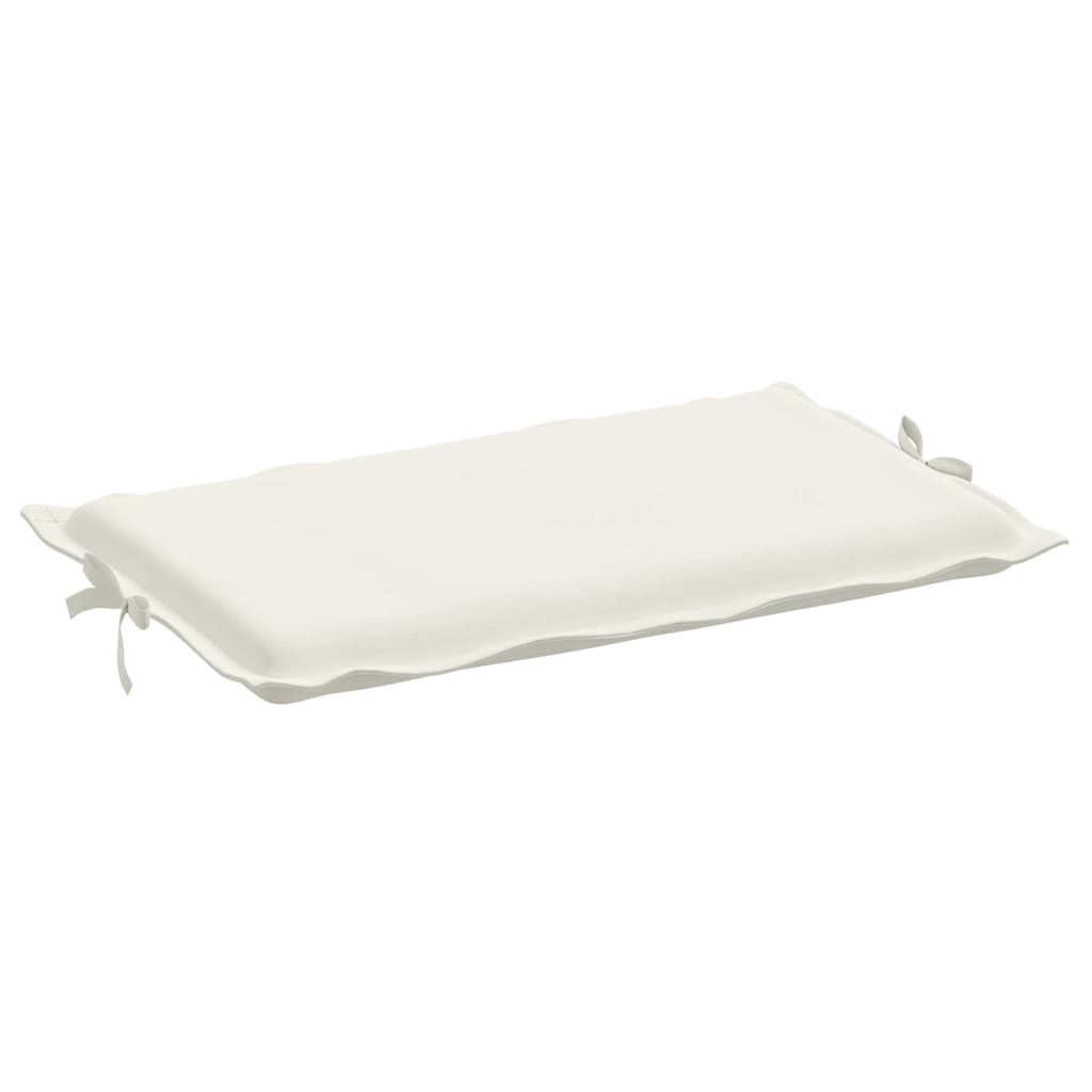 Cuscino per Lettino Prendisole Crema Mélange in Tessuto 100% Poliestere 186x58x4cm con Imbottitura in Fibra di Schiuma Antiscivolo Lavabile per Giardino Esterno Interno Comfort Ergonomico