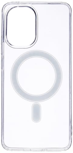 Image of Plastic Magnetic Case for OnePlus Nord CE 5 5G Compatible with MagSafe, Shockproof Phone Bumper Cover, Anti-Scratch Clear Back (Clear)